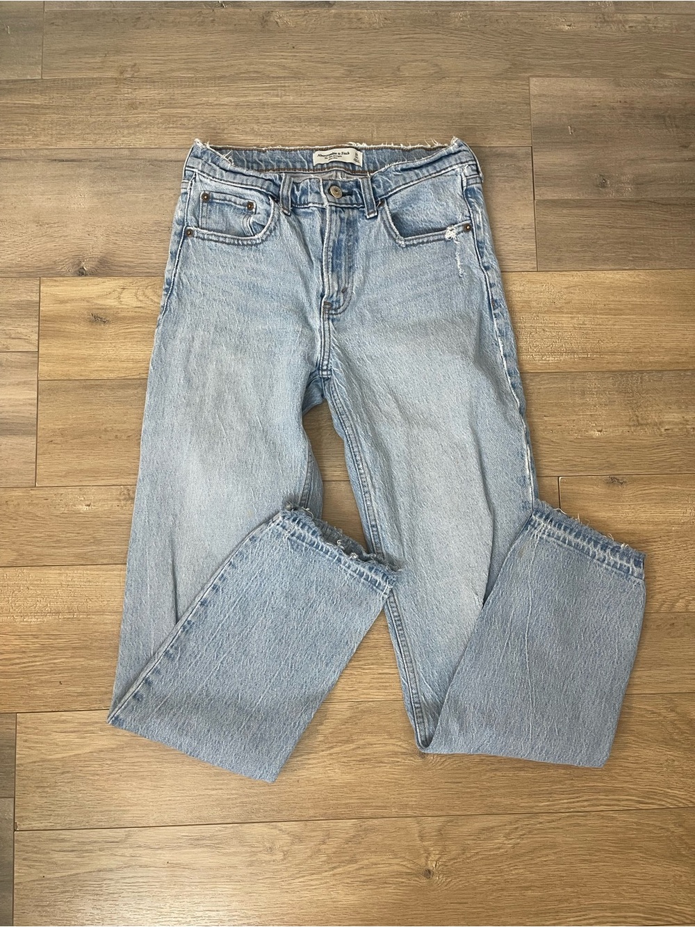 Abercrombie & Fitch Light Blue Straight Leg Jeans